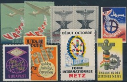 1934-1969 9 Db Klf Budapesti Nemzetközi Vásár Levélzáró - Non Classificati