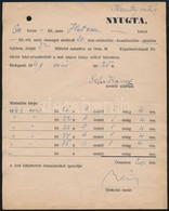 1949 Bp., 'Aktállásra' (modellkedésre) Kifizetett Nyugta, 3 Db - Unclassified