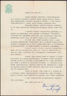 1981 Bánk József (1911-2002) Váci érsek-püspök Gépelt, Kézzel Aláírt Levele Kecskés Péter Gyöngyösi Tanárnak Személyes ü - Ohne Zuordnung