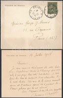 Maurice Croiset (1846-1935) Francia Tudós Sajét Kézzel írt Levele / Autograph Written Letter Of Maurice Croiset French H - Non Classés
