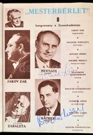 Cca 1970 A Zenei élet Szereplőinek Aláírásai (Ferencsik János, Tátrai Vilmos, Konrád György, Kadosa Pál, Stb.) Műsorfüze - Autres & Non Classés