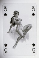 Cca 1960 Erotikus Illusztrációkkal Készült Römikártya Lapok Negatívja (nem Teljes A Pakli), 62 Db Repró Negatív, 24x36 C - Other & Unclassified
