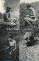 Cca 1982 Természeti Szépségek, Szolidan Erotikus Felvételek, 13 Db Vintage Fotó, 9x14 Cm - Other & Unclassified