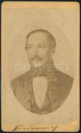 Cca 1860-1870 Vörösmarty Mihály (1800-1855) Költő Fénynyomatos Arcképe, 10,5×6,5 Cm - Andere & Zonder Classificatie