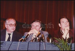 Cca 1992  Antall József Miniszterelnök és O'sváth György  Konzervatív Politikus, A Miniszterelnök Személyes Tanácsadója  - Autres & Non Classés