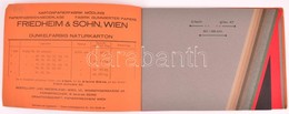 Dunkelfarbig Naturkarton, Friedheim & Sohn, Wien Termékminta - Publicités