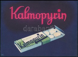 Cca 1940 Kalmopyrin Gyógyszerreklám Levelezőlap, Richter Gedeon Rt., Szép állapotban - Advertising