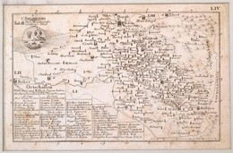 1804 Bihar Vármegye Térképe. C. Bihariensis. Tab. II. Pars Meridionalis Südlicher Theil. In: Korabinszky János Mátyás: A - Andere & Zonder Classificatie