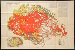 Cca 1920 Magyarország Néprajzi Térképe Az 1910. évi Népszámlálás Alapján. Szerk.: Teleki Pál. 1:1000.000. Bp., Magyar Fö - Altri & Non Classificati