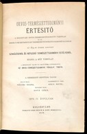 1879 Az Orvos-természettudományi Értesítő 4. évf., Kolozsvár. Kissé Kopott Félbőr Kötésben, Jó állapotban. - Sin Clasificación