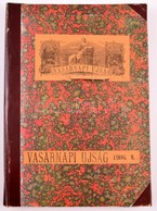 1906 A Vasárnapi Újság II. Fél évfolyama Bekötve,javított Félvászon Kötésben. Az Első Oldal Fénymásolattal Pótolt, Egyéb - Ohne Zuordnung