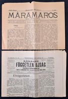 1912 Két Máramarosi újság Egy-egy Száma - Non Classés