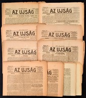 1917-1920 Az Ujság 14 Száma. Változó állapotban. - Unclassified