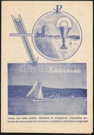1938 Balatonalmádi Eucharisztikus Kongresszusra Készült Képes Nyomtatvány 4 P - Zonder Classificatie