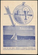 1938 Balatonalmádi Eucharisztikus Kongresszusra Készült Képes Nyomtatvány 4 P - Non Classés