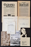 1939-1984 Vegyes Nyomtatvány Tétel, 9 Db
1939 Kis-Grafika. MEGE. A Magyar Exlibrisgyűjtők és Grafikabarátok Egyesületéne - Zonder Classificatie