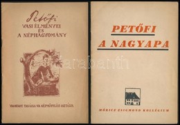 1945 Petőfi A Nagyapa. 30p. +   1954 Petőfi Vasi élményei és A Néphagyomány. 24p. - Non Classés