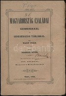 Nagy Iván Magyarország Családai Címerekkel és Leszármazási Táblákkal II. Kötet, 3. Füzet. Bonetti - Bruckenthal Pest, 18 - Ohne Zuordnung