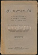 II. Rákóczy Ferencz és Nevezetesebb Kortársainak Némely Kiadatlan Eredeti Leveleik. Pest, 1861, Ráth Mór, VI-7-135-1 P.  - Non Classés