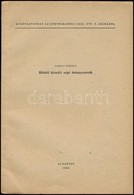 Dorogi Márton: Bőrből Készült Népi Dohánytartók. Bp., 1958. Ethnographia. Dedikált Különlenyomat. - Ohne Zuordnung