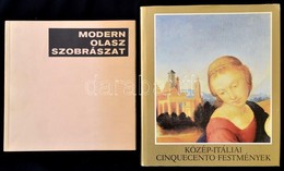 Vegyes Művészeti Könyvtétel, 2 Db: 
Tátrai Vilmos: Közép-Itáliai Cinquecento Festmények. Bp.,1983, Corvina. Kiadói Egész - Zonder Classificatie