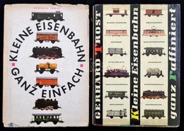 2 Db Német Nyelvű Vasútmodellező Könyv: Trost, Gerhard: Kleine Eisenbahn Ganz Einfach (1962); Trost, Gerhard: Kleine Eis - Ohne Zuordnung