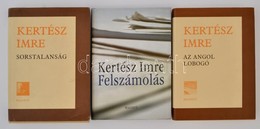 Kertész Imre 3 Műve: 
Sorstalanság. Ötödik Kiadás. Az Angol Lobogó. Elbeszélések. Negyedik Kiadás. Felszámolás. Első Kia - Non Classés