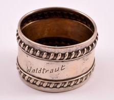 Ezüst(Ag) Szalvétagyűrű, Jelzett, D: 3,5 Cm, Nettó: 6,2 G - Other & Unclassified