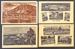 * 130 Db Modern Magyar Városképes Lap Az 1950-es és 1960-as évekből / 130 Modern Hungarian Town-view Postcards From The  - Non Classés