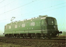 ** 10 Db MODERN Használatlan Német Villanyos Mozdony Motívumlap / 10 Modern Unused German Electric Locomotive Motive Pos - Non Classificati