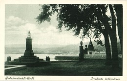 ** T1 Balatonalmádi-fürdő, Irredenta örökmécses. Hátoldalon 1933 World Jamboree Of The Boy Scouts In Hungary - Ohne Zuordnung