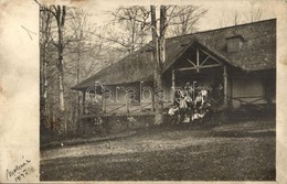 * T3 1914 Budapest Környéke, Menedékház Kirándulókkal, Turistaház. Photo (EK) - Non Classés