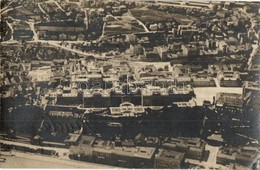 T2/T3 Budapest I. Királyi Vár, Tabán. Magyar Aeroforgalmi Részvénytársaság Légi Felvétele / Aerial View + 1920 Légi Post - Ohne Zuordnung
