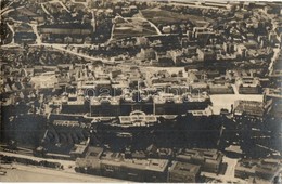 T2/T3 Budapest I. Királyi Vár, Tabán. Magyar Aeroforgalmi Részvénytársaság Légi Felvétele / Aerial View + 1920 Légi Post - Unclassified