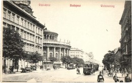 ** T2 Budapest VI. Váci Körút (Bajcsy-Zsilinszky út), Villamosok, Bazilika, Utcaseprő, üzletek - Képeslapfüzetből - Ohne Zuordnung