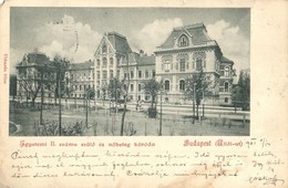 T2/T3 1901 Budapest VIII. Egyetemi II. Számú Szülő és Nőbeteg Kóroda. Üllői út (EK) - Unclassified