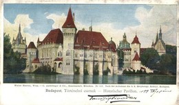 T2/T3 1899 Budapest XIV. Városliget, Történelmi Csarnok, Ezredéves Országos Kiállítás. Walter Hertel, C. Andelfinger & C - Ohne Zuordnung