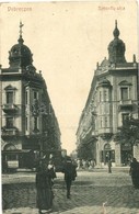 T3 1910 Debrecen, Simonffy Utca, Váray József üzlete, Villamos. W.L. 200. (szakadás / Tear) - Zonder Classificatie