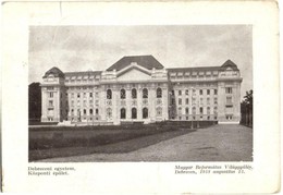 T2/T3 1938 Debrecen, Egyetem. Magyar Református Világgyűlés (EB) - Unclassified