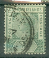 Cayman Islands: 1900   QV    SG1   ½d   Deep Green  Used - Cayman Islands