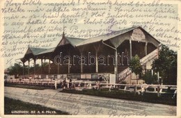 T2/T3 1927 Szeged, Újszeged; Sz. A. K. (Szegedi AK, Szegedi Atlétikai Klub) Pályája, Sport, Irredenta Felirat A Lelátó O - Non Classés