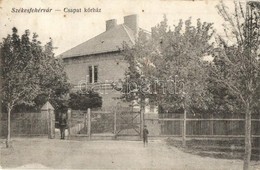 T2/T3 1917 Székesfehérvár, Csapat Kórház, Katona A Kapuban. Kiadja Horváthné és Rónainé (EK) - Non Classés