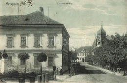 T2/T3 1906 Veszprém, Erzsébet Sétány, Erzsébet Királyné Szobor (r) - Unclassified