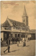 * T3 Abrudbánya, Abrud; Református Templom, üzletek. W. L. 8214. / Calvinist Church, Shops (r) - Non Classés