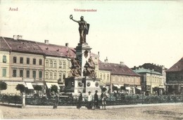 T2/T3 1913 Arad, Vértanú Szobor, Szappan és Gyertyagyár, Damiel Lajos üzlete / Martyrs' Statue, Shops, Soap And Candle F - Ohne Zuordnung