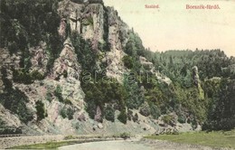 T2/T3 1911 Borszék, Borsec; Szalárd, Híd. Kiadja Divald Károly / Rock Formation, Bridge (fl) - Non Classés