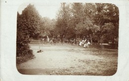 T2/T3 1917 Kisbacon, Batanii Mici; Kúria Udvara / Park Of The Villa. Photo  (EK) - Ohne Zuordnung
