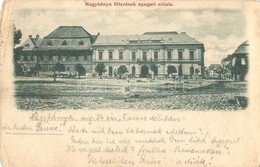 * T3 1899 Nagybánya, Baia Mare; Fő Tér Nyugati Oldala, Borcsarnok / Main Square, Wine Hall  (EK) - Non Classés