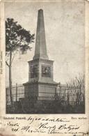 T3 1906 Piski, Simeria; Bem Szobor. Főző József Kiadása / Statue (szakadás / Tear) - Zonder Classificatie