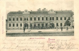 T2 1899 Szászváros, Broos, Orastie; Transsylvania Szálloda, Eisenburger Kávéháza / Hotel And Cafe - Ohne Zuordnung